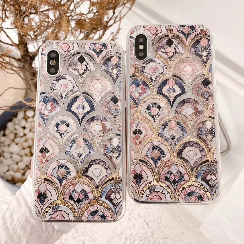 Чехол с рыбьей чешуей зыбучие пески для iphone X, 10 шт., чехол s для iphone 7, 8, 6, 6s Plus, чехол для iphone XR, XS, Max, 11 Pro, Max