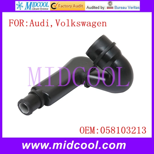 Новая труба для дыхательного шланга Картера OE NO. 058103213 Audi VW Volkswagen|crankcase breather|crankcase