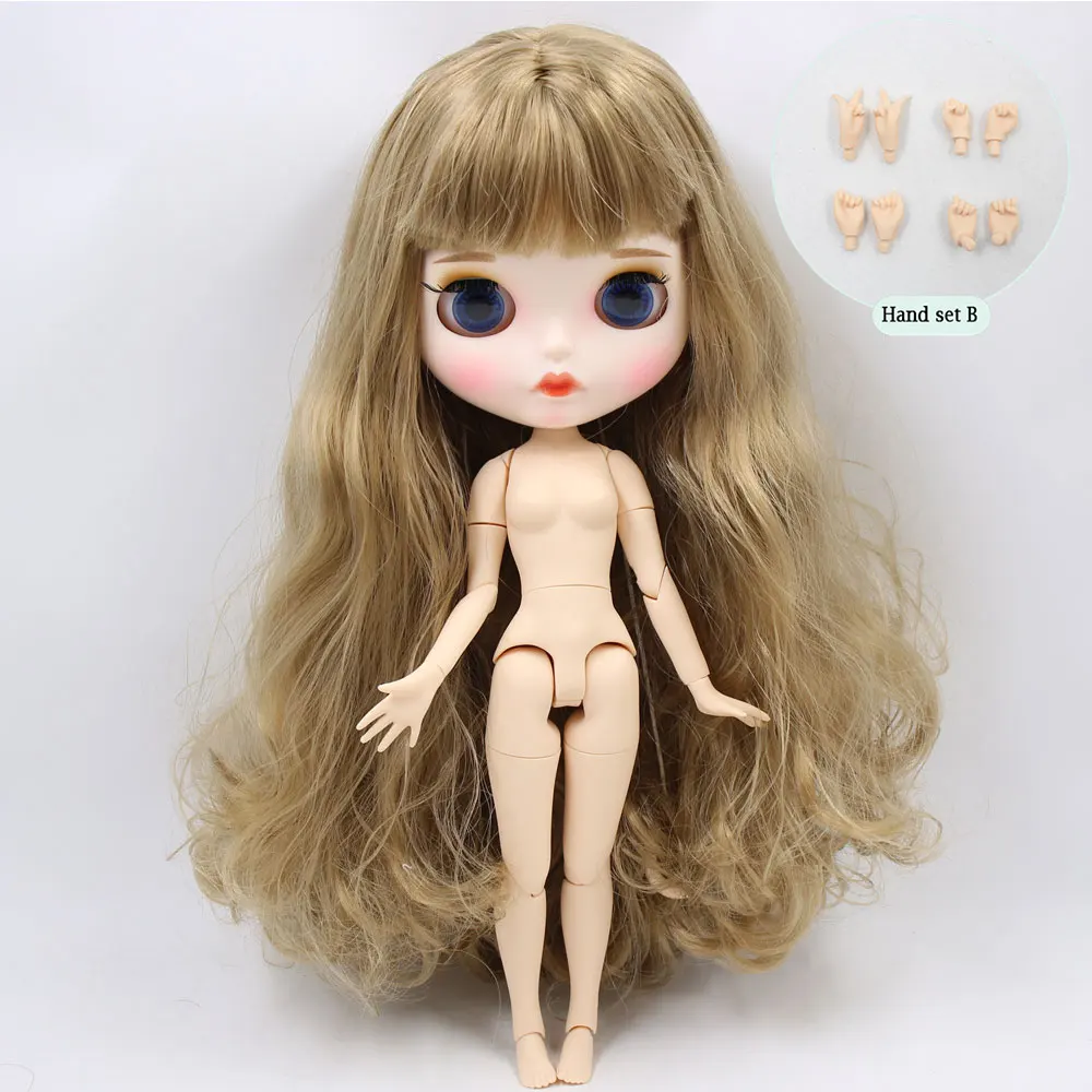 ICY Nude Blyth Custom Doll No. BL662 светло-коричневые волосы 1/6 bjd, pullip, licca, jerryberry - Цвет: C doll with hand B