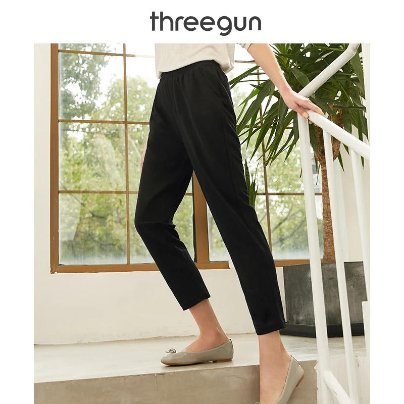 THREEGUN/2019 г. сезон весна лето простые свободные повседневные пижамы удобные