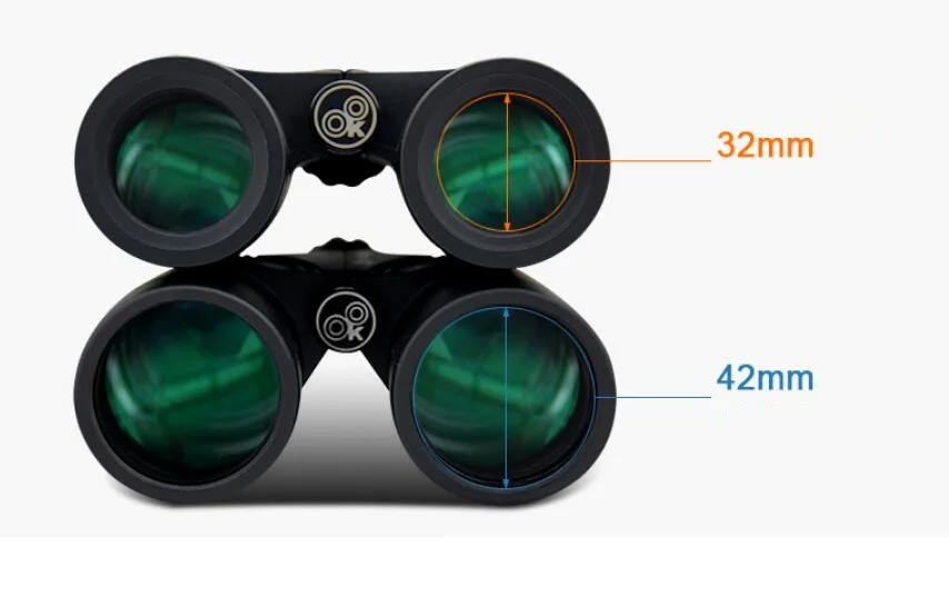 Eyeskey охотничий бинокль 8x32 водонепроницаемый телескоп Bak4 Prism походные охотничьи