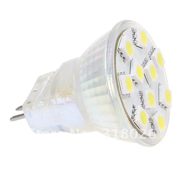 10 светодиодов MR11 свет 5050 SMD широкий вольт (AC/DC 10-30 в) белый дисплей ювелирный