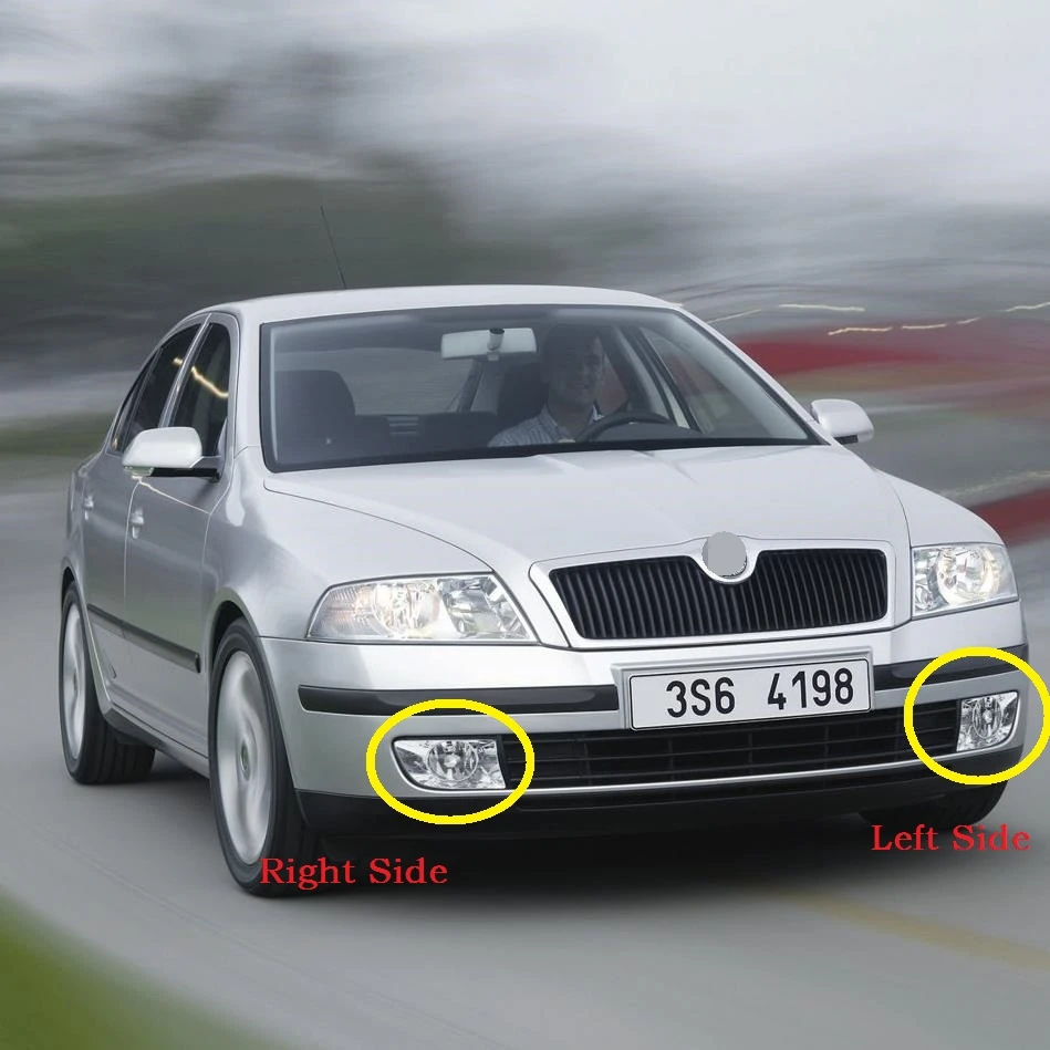 Автомобильный светильник для Skoda Octavia A5 MK2 Sedan Combi 2004 2005 2006 2007 2008 автомобильный Стайлинг передний противотуманный светильник с левой стороны водителя