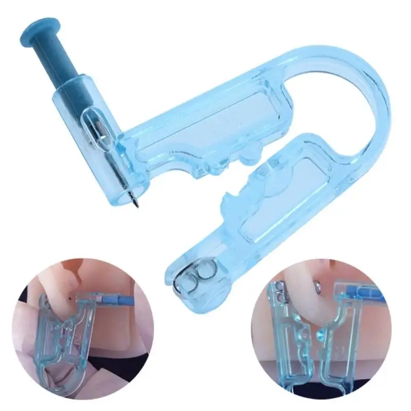 

Safety Healthy Disposable Safe Sterile Nose Ear Piercing Kit Piercing Gun+Alcohol Swab Ear Piercing Gun Piercer Tool