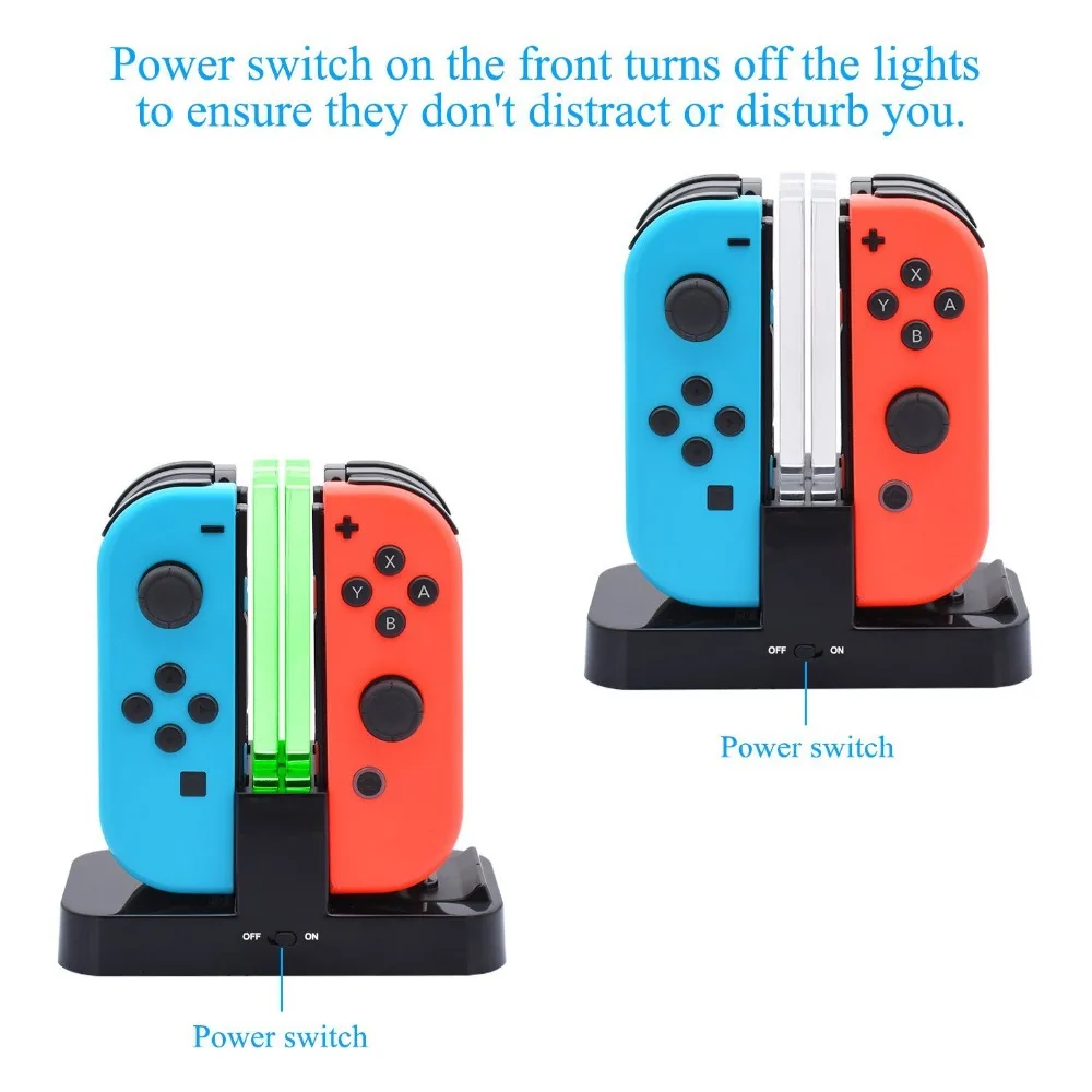 Профессиональный контроллер и зарядная док станция Joy con для главного