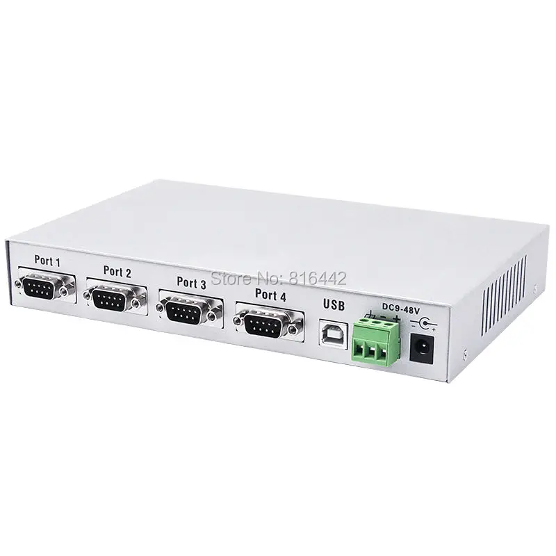 4 порта rs232 конвертер usb в последовательные конвертеры DB9 com RS232 концентратор