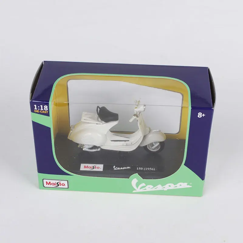 Maisto 1:18 Vespa 150 1956 MOTORCYCLE BIKE DIECAST MODEL TOY NEW IN BOX |