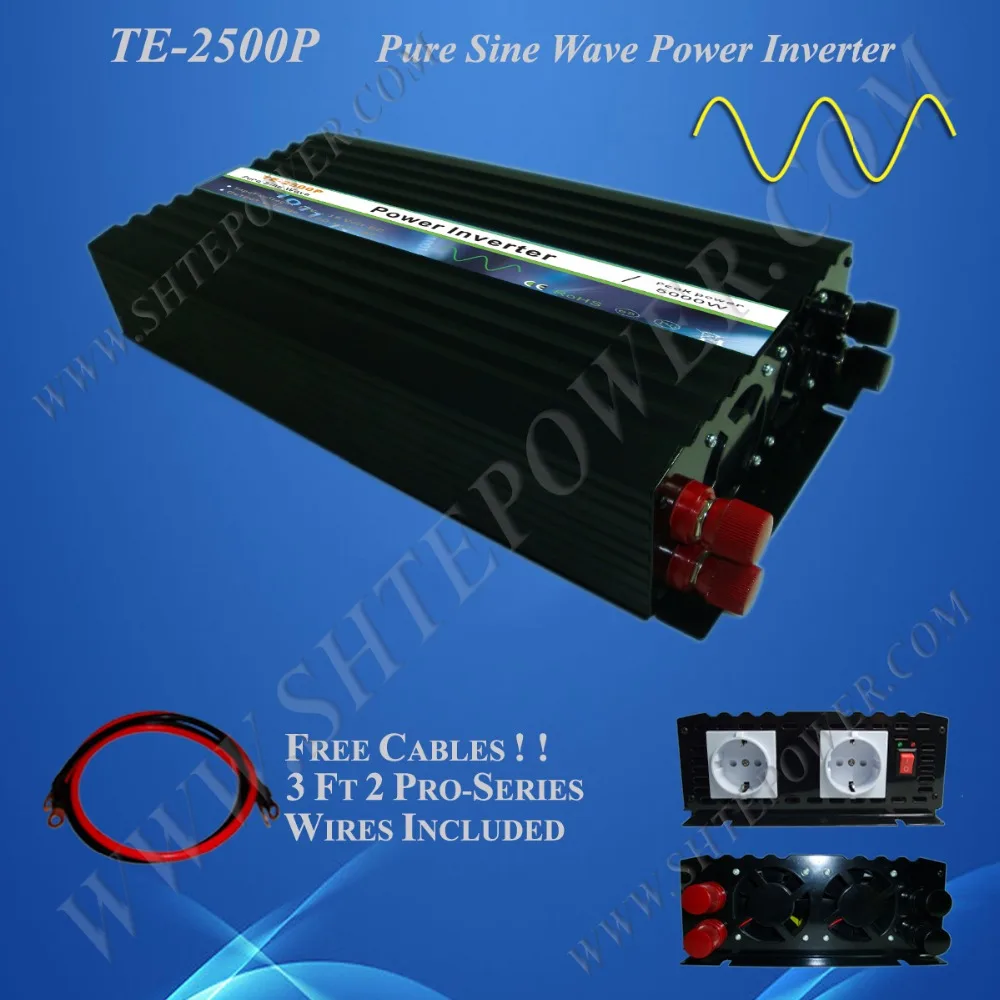 Free Shipping 2500w 48v DC to 230v AC Pure Sine Wave Power Inverter (Emergency Supply) | Обустройство дома