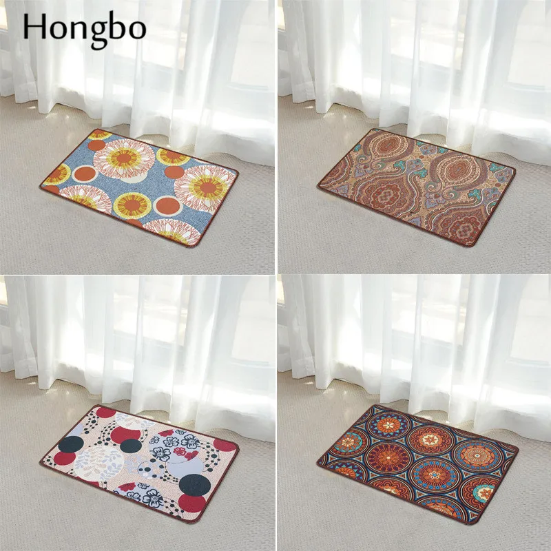 Коврики Hongbo с принтом мандалы ретро ковер цветочным нескользящий коврик для