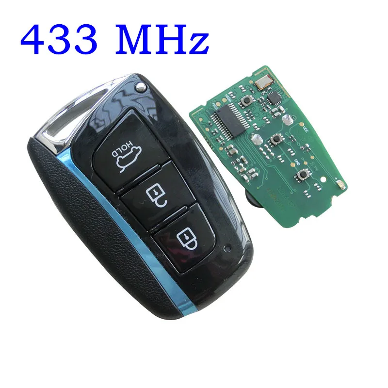 Автомобильный Дистанционный смарт ключ для HYUNDAI 95440 2W600 Santa Fe IX45 433MHz ID46 (7952)|Ключ от
