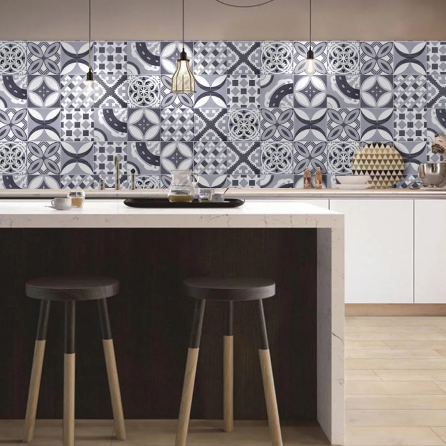 0 2x5m creative floor wall sticker thick waterproof self adhesive bedroom living room ground wallpaper simulation tile stickers free global shipping