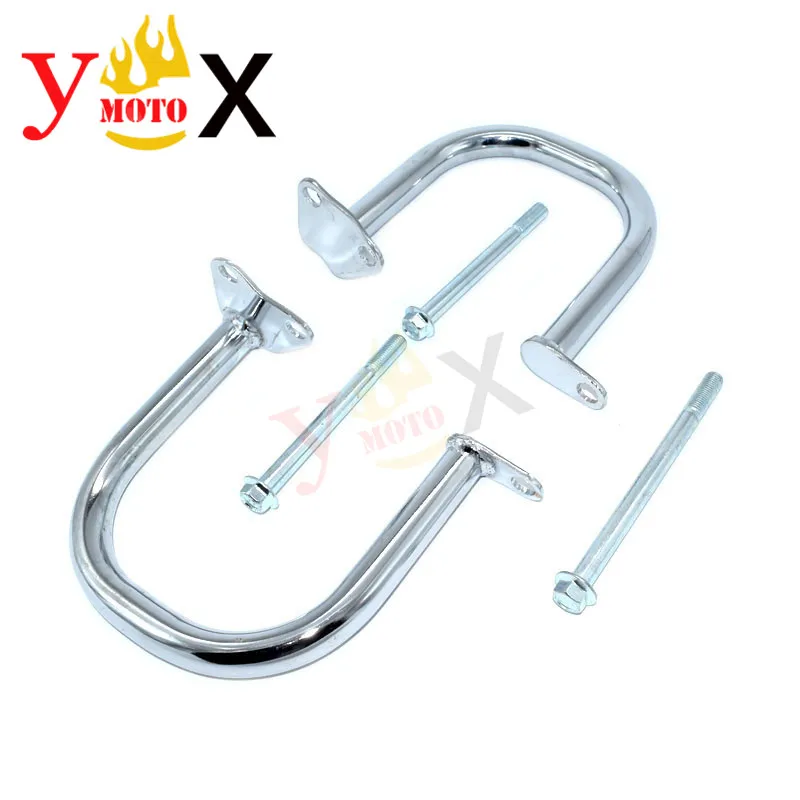 KLX 250 хром L & R Передняя защита двигателя полоса безопасности бамперы для KAWASAKI KLX250