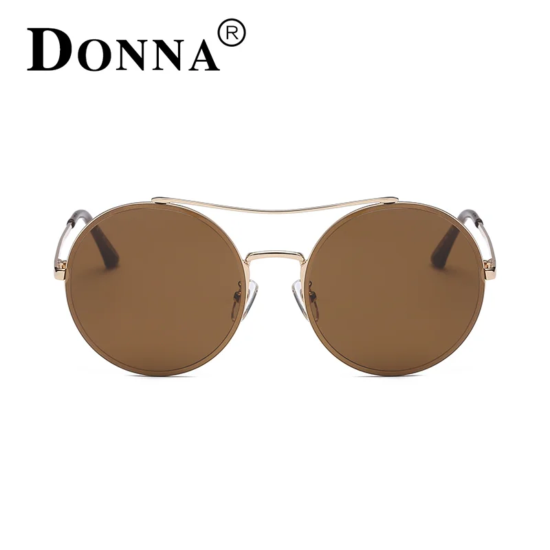 Donna сплава рама моды круглые очки Для женщин двухлучевая тонкой храмы