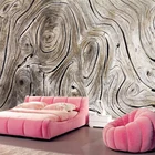 Фотообои на заказ, не тканые обои в ретро стиле, абстрактная живопись по дереву, гостиной, диван, ТВ фон, фото, настенная бумага 3D