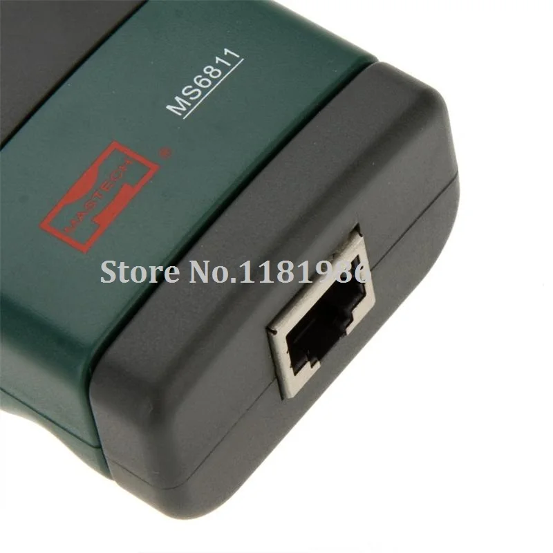 Ручной сетевой Кабельный тестер MASTECH MS6811 линейный трекер проводки UTP и STP