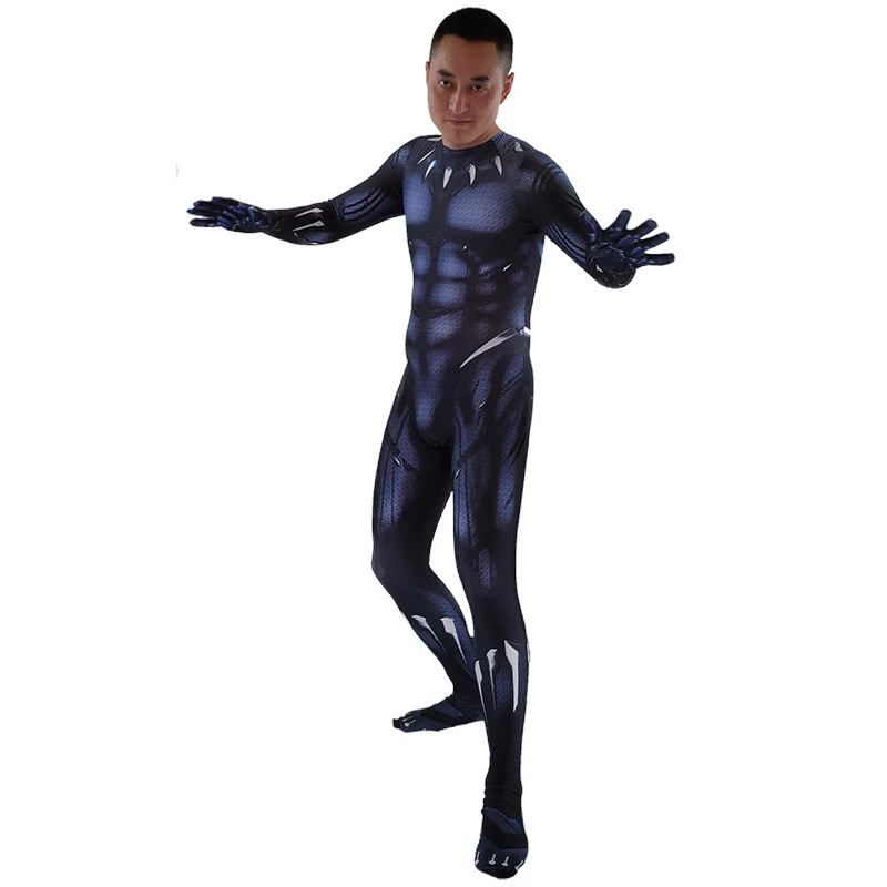 Детский костюм для косплея черные костюмы Пантеры латексная маска Черная