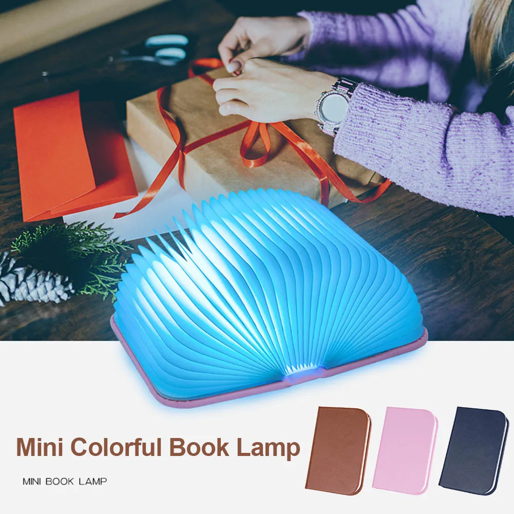 Светодиодная настольная лампа для ночной книги складной портативный