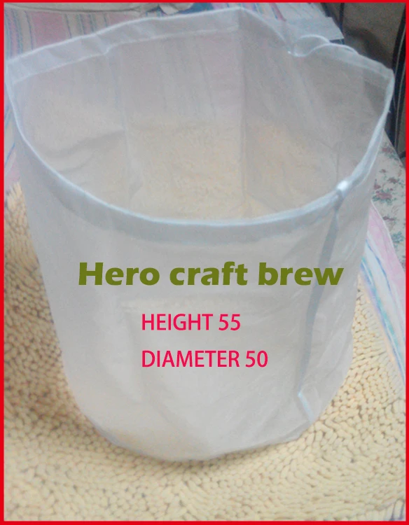 Мешок фильтр для домашнего пивоварения 55 см * 50 см|home brew|brew homebrew filter bag |