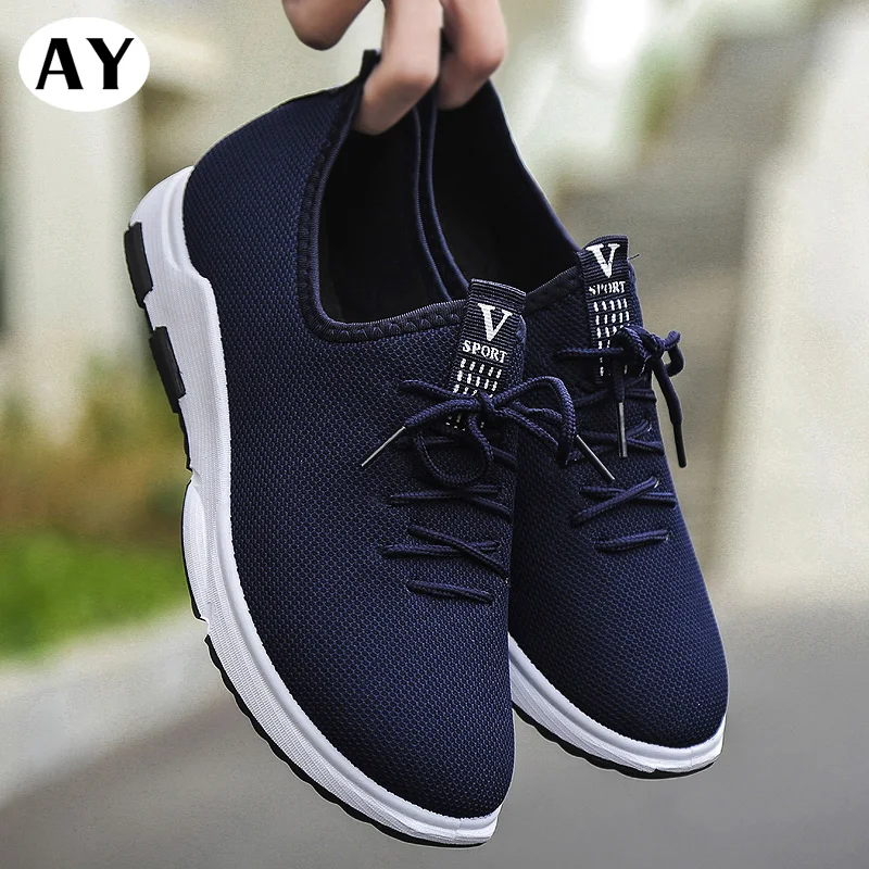 Горячая Распродажа сезон весна-осень мужские кроссовки на воздушной подушке