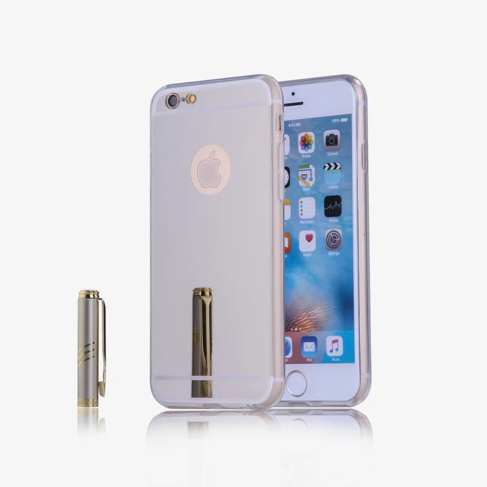 6 S Plus 5s SE модный тонкий чехол Airror для Apple iPhone 5 5S мягкий силиконовый прозрачный |