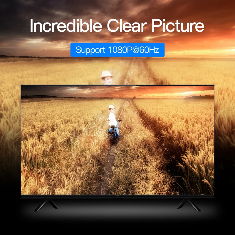 Vention кабель Thunderbolt к HDMI Mini Displayport Адаптер DP компьютерному ТВ разъему для ПК Macbook HDTV