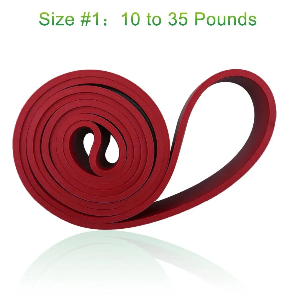 Фитнес оборудования латексный эспандер петли Сопротивление мощность полосы