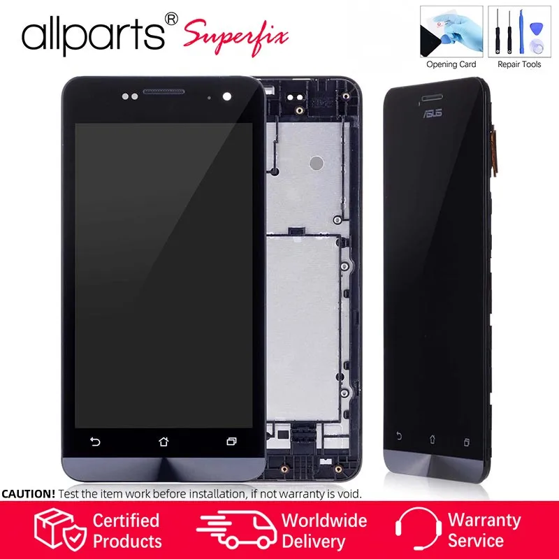 Дисплей для Asus Zenfone 5 ЖК дисплей сенсорный экран с рамкой Замена экрана ASUS A501CG T00J
