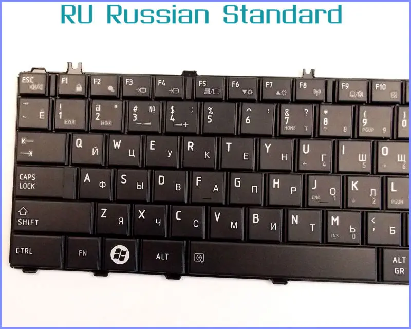 Русская версия RU Клавиатура для ноутбука Toshiba Satellite L645D-S4030 L645D-S4053 L635-S3015 L635-SP3160 |