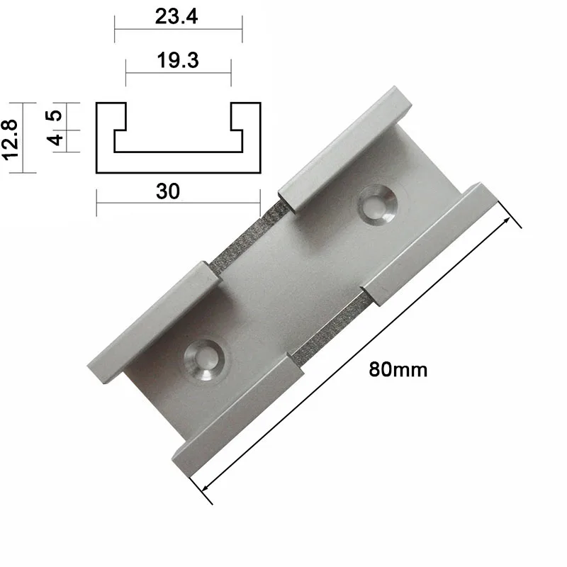 4 шт. Т образная Торцевая направляющая для фрезерного стола ленточная пила T
