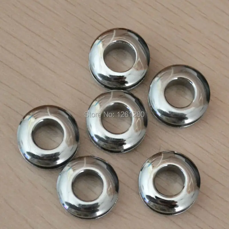 

16*9mm Chrome Brass Gas Hole Grommets Screw Threaded Connection Eyelet DIY Bag Belt Part Hardware Leather Craft Handmade Buckle