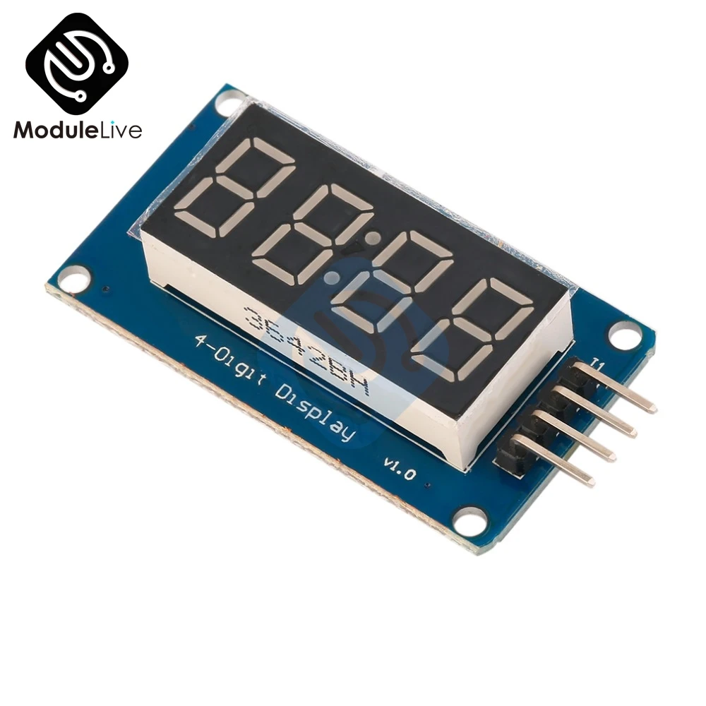 TM1637 светодиодный модуль дисплея для Arduino 7 сегментов 4 бит 0 36 дюймов ''часы