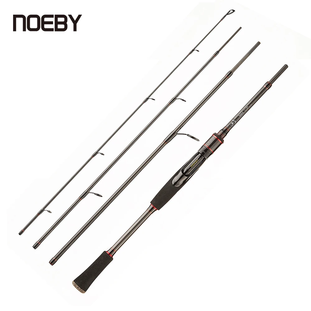 Карбоновая рыболовная удочка NOEBY 95% кастинговое удилище Спиннинг для путешествий