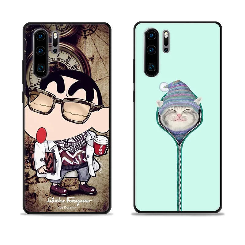 Мультфильм Цвет чехол для huawei P30 Pro ТПУ задняя крышка мобильного телефона