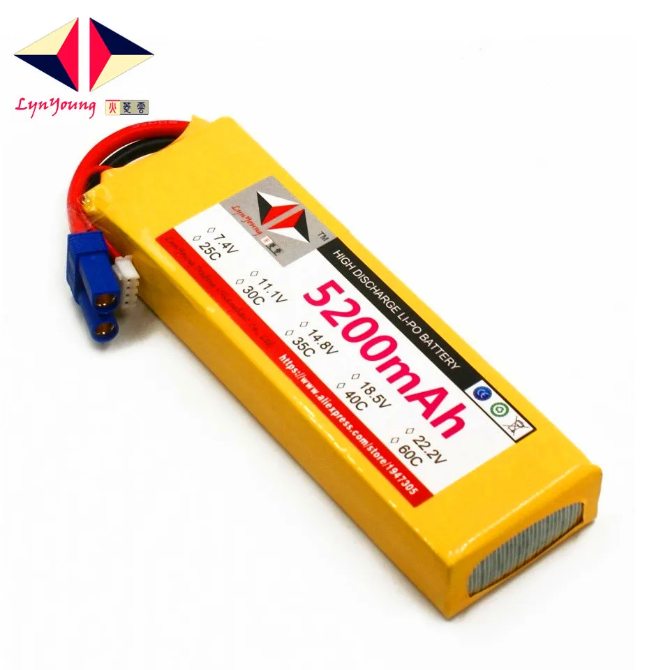 Аккумулятор HX Lipo 3S 11 1 В 5200 мАч 25C 30C 35C 40C 60C для радиоуправляемого дрона
