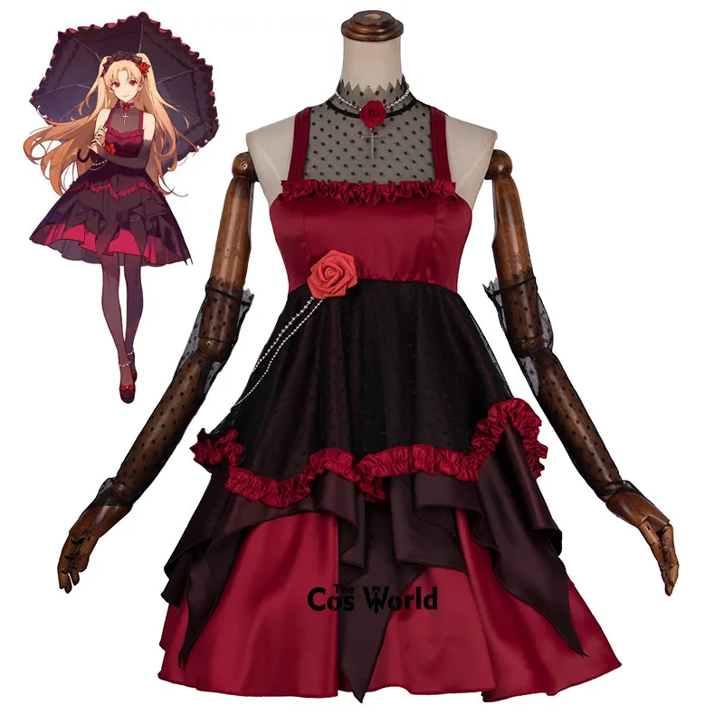 FGO Fate Grand Order Ereshkigal Moon Девушка Лолита платье наряд Аниме косплей костюмы| |