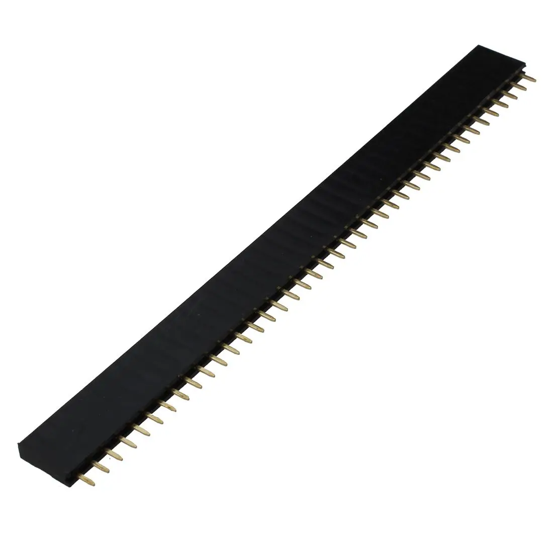Фото Drop shipping 10X 40 pole Female Pin female connector pin strip header 2.54mm jack single-breasted Black Обустройство дома Drop shipping 10X 40 pole Female Pin female connector pin strip header 2.54mm jack single-breasted Black Обустройство дома