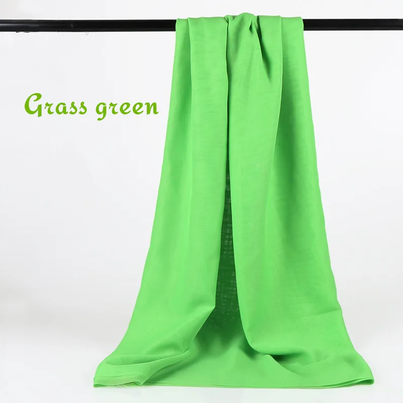 Grass green 1 метр, 12 цветов, летняя одежда для снега, ткань, драп, саронг, материал одежды, подкладка, черная, белая, газовая юбка, подкладка, ткань - Цвет: Grass green