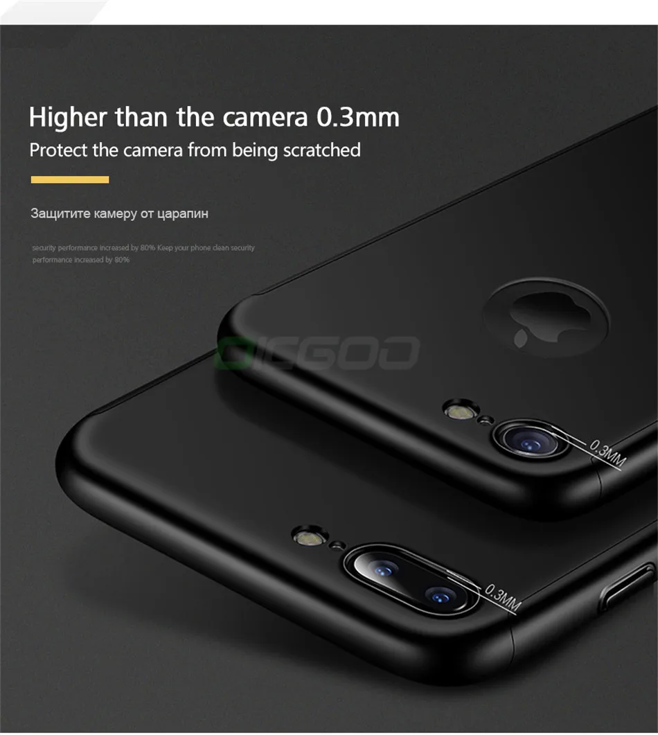 360 Полный чехол для телефона для iPhone X 8 6 6s 7 Plus 5 5S SE защитный чехол для iPhone 7 8 Plus X Xr Xs Max чехол стекло