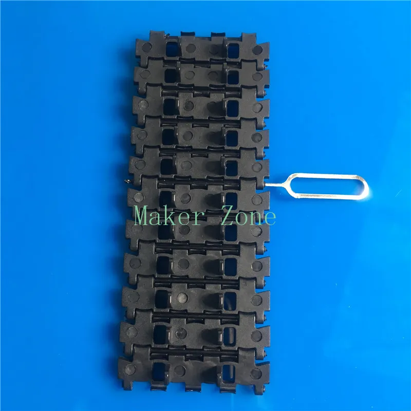 Пластиковые гусеницы/гусеница для TS100 амортизатор бак Танк модель автомобиля DIY |