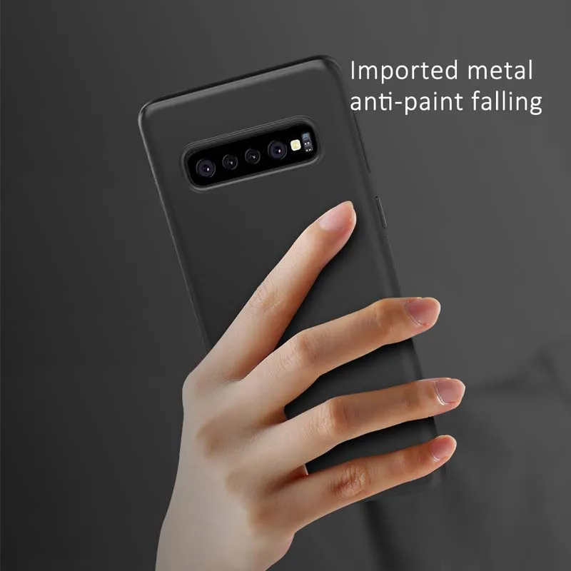 Новейший Сверхтонкий чехол X-Level для samsung galaxy S10 Plus из ТПУ с защитой от отпечатков