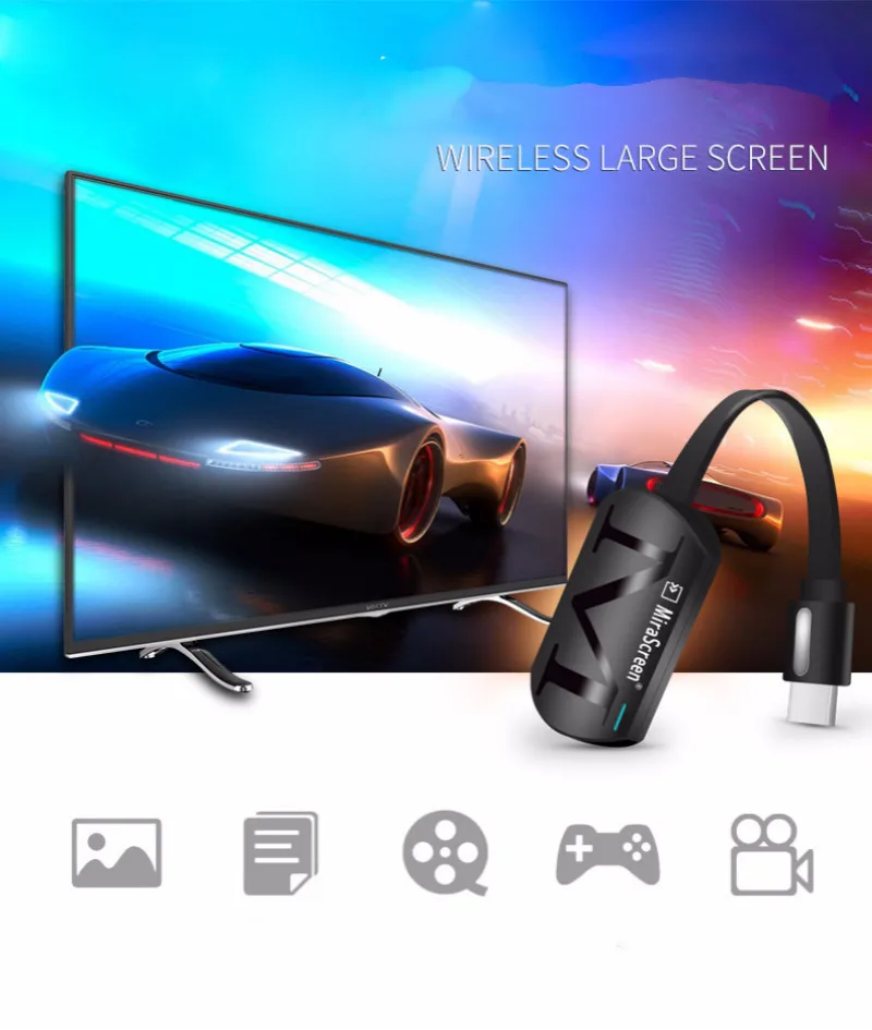 Sanchow AnyCast G4 MiraScreen HD Airplay Wifi беспроводной адаптер 1080 дисплей ТВ ключ приемник