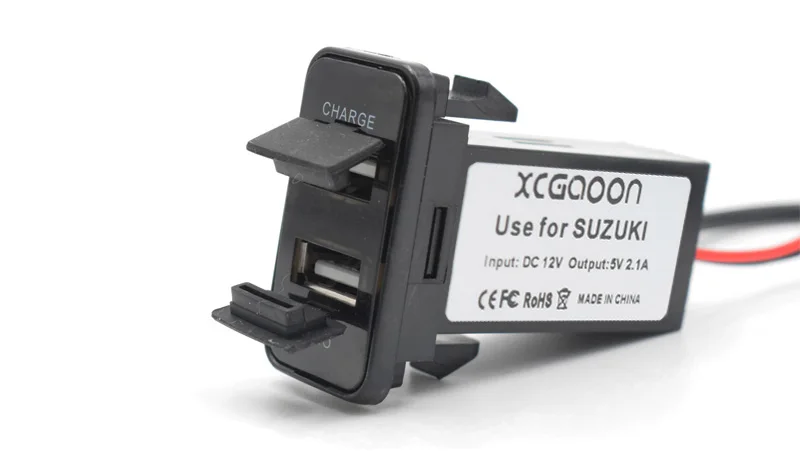 XCGaoon специальный 5 в 2.1A Автомобильный USB интерфейс разъем зарядное устройство адаптер и USB аудио вход Разъем для SUZUKI