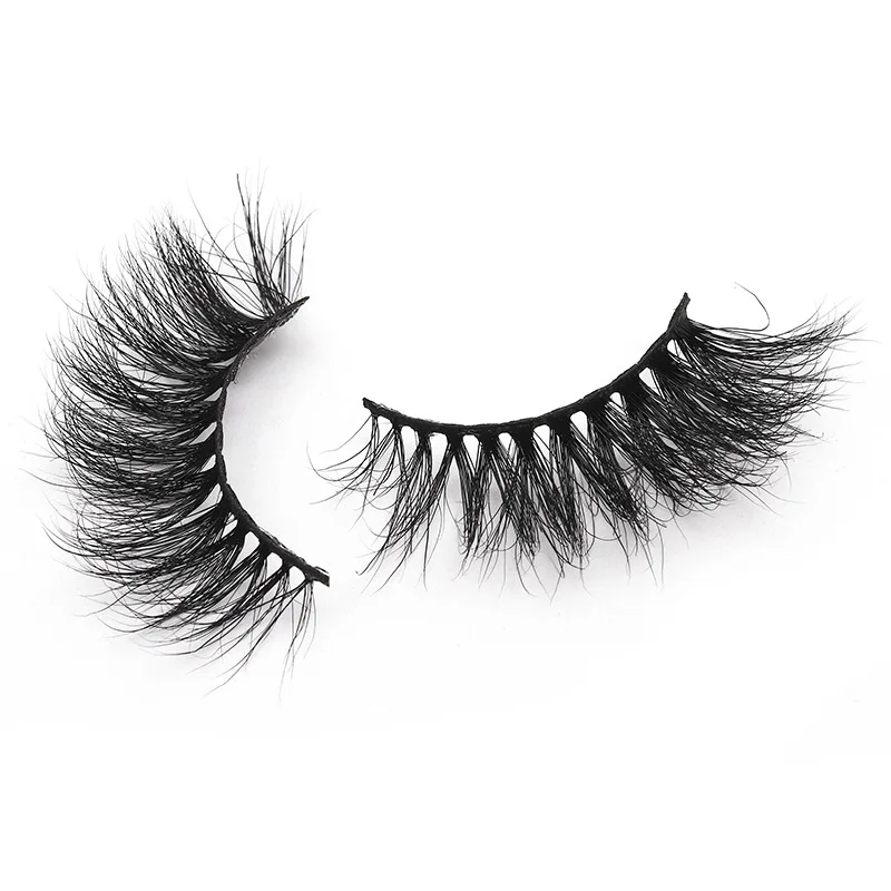 100% Искусственные норковые ресницы крест на натуральный накладные Длина 20-25 мм