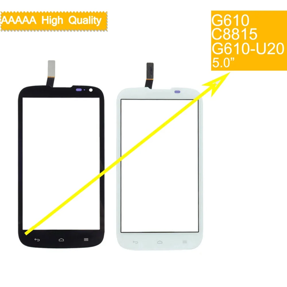 10 шт. сенсорный экран G610 для Huawei Ascend C8815|Сенсорные панели (тачскрин)| |