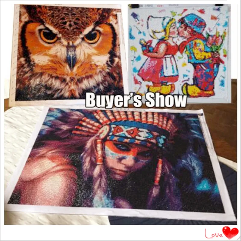 

Full SquareRound Drill 5D DIY Diamond Painting Animal Four birds 3D Embroidery Cross Stitch Mosaic Decor Gift