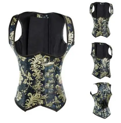 Бесплатная доставка хорошее качество! Готическое Черное длинное платье корсет в