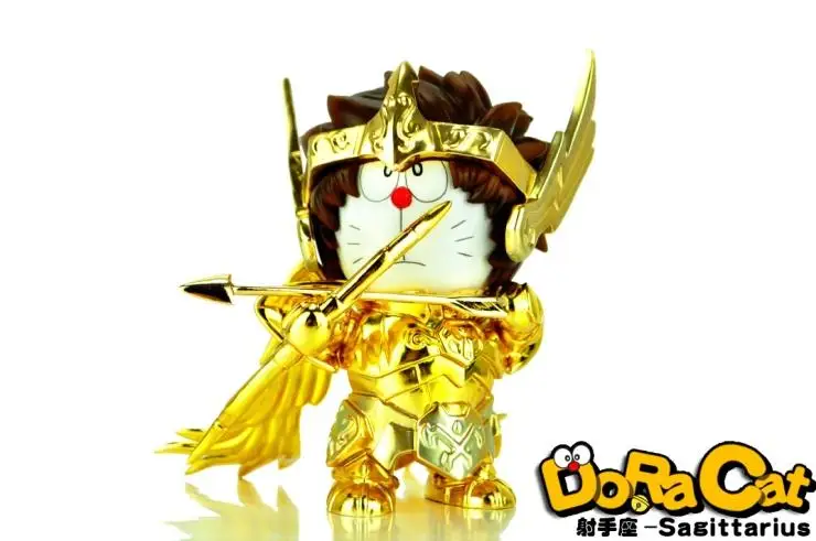 Модели фанатов Jacksdo-ST seiya cloth myth 12 gold ST Doraemon DoraCat