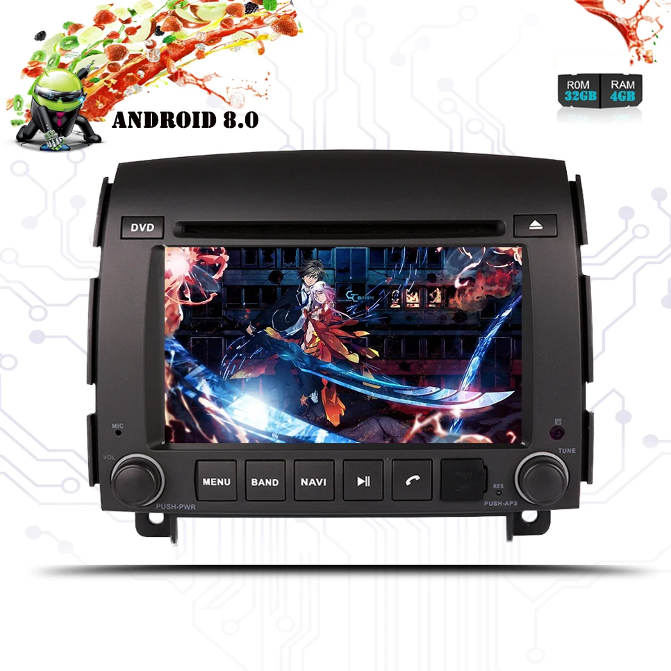 Android 8 0 Автомобильный GPS dvd плеер для Hyundai sonata NF 2004 2005 2006 2007 2008 3/4G USB Радио ТВ с