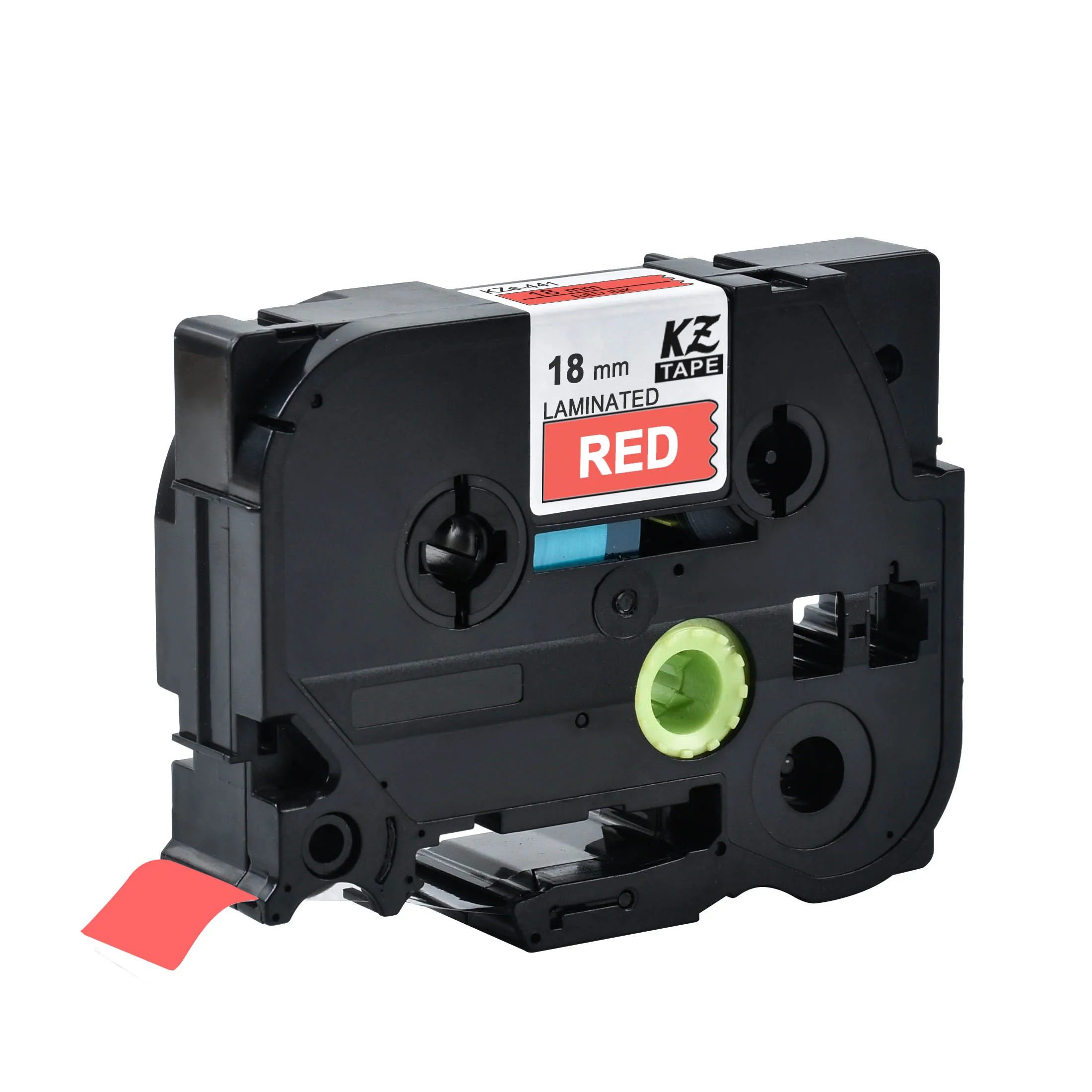 CIDY TZ241 TZ 241 TZe241 TZe 241 ламинированная клейкая tz-241 TZe-241 этикетки лента P Touch черный на белом Совместимость для Brother - Цвет: 18mm white on red