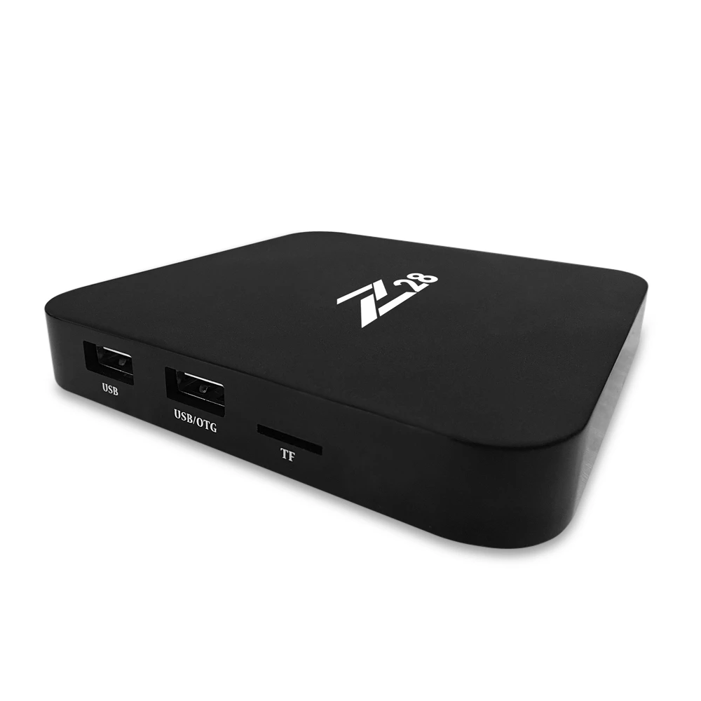 Android 7.1 TV Box Rockchip Z28 RK3328 64bit Cortex A53 1 ГБ/8 ГБ (2 ГБ/16 Г) Телеприставки Поддержка H.264 265 4 К USB